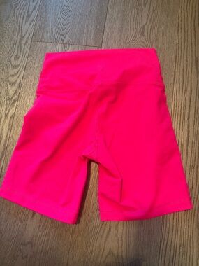 TNA Neon Pink Athletic Bike Shorts